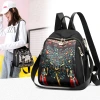 Leopard primavera nuevo estilo bolsa de comercio exterior mujer impresión tendencia oxford bolsa de tela moda alta clase sentido de viaje mochila pequeña Specification image